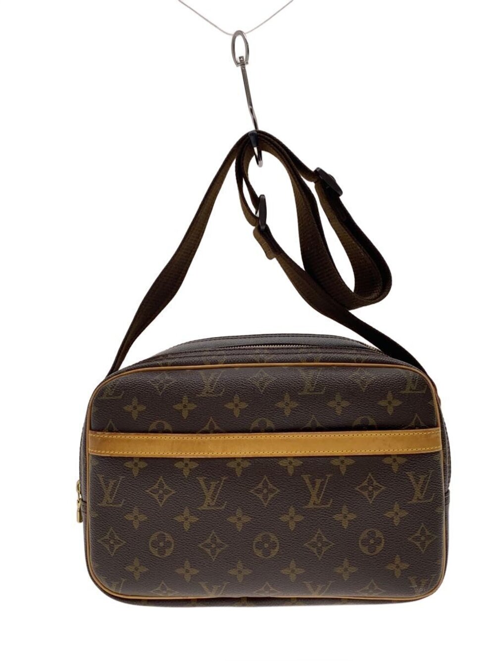 LOUIS VUITTON Reporter Monogram Canvas Brown
